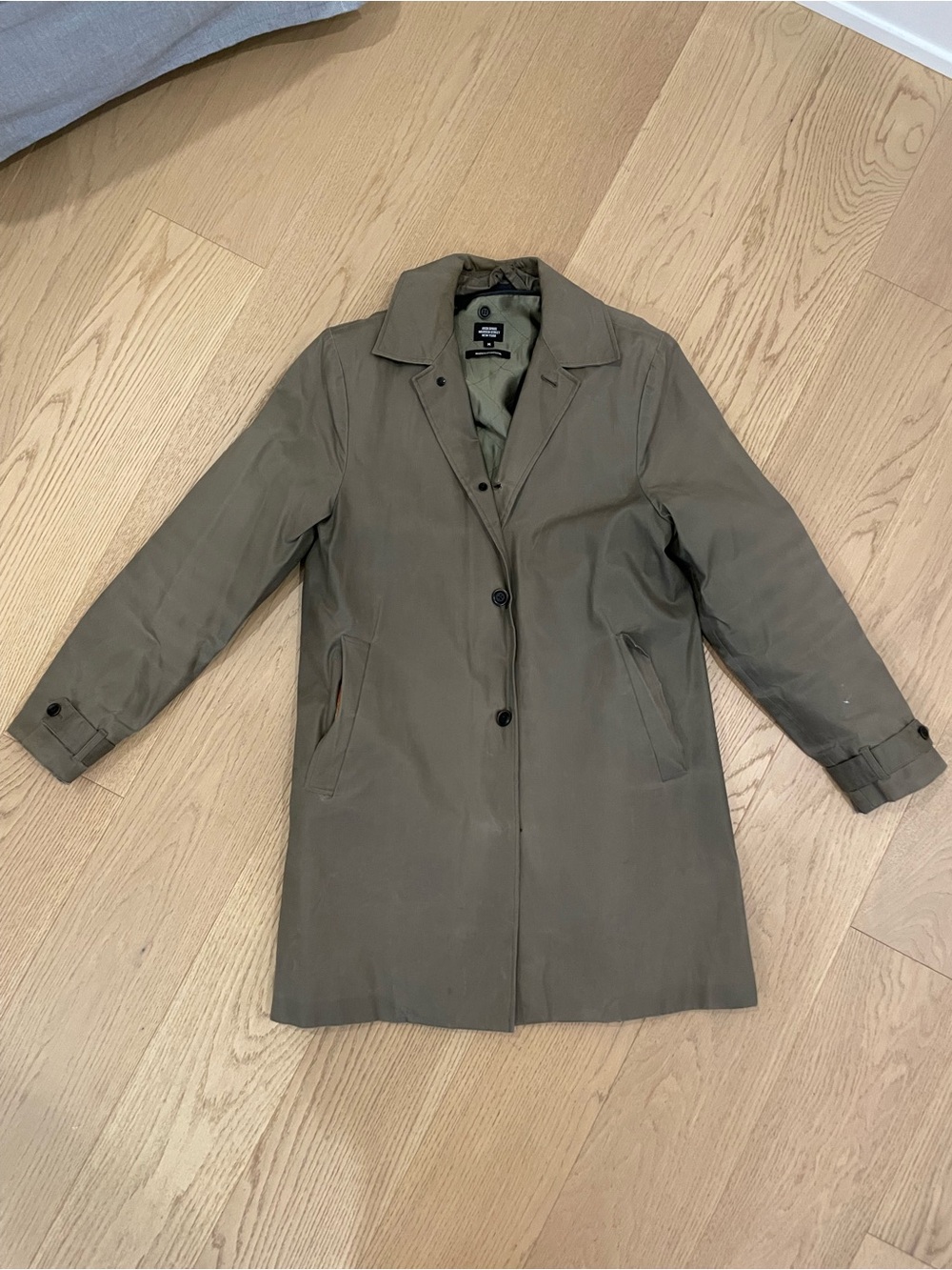 Jack Spade Warren Street 2-in-1 Trench Coat Removable Liner M